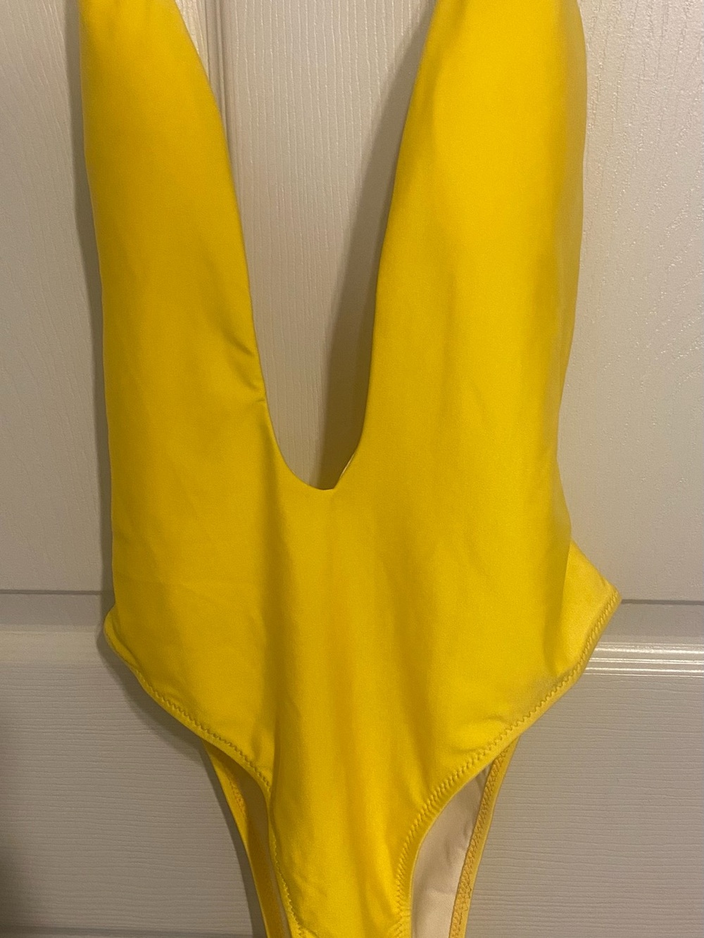 Woman’s Yellow Swimsuit